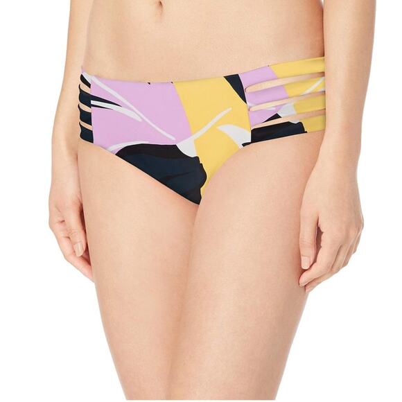 Seafolly Printed Multi Strap Hipster Bikini Bottom Size 6 NWT - Picture 6 of 6